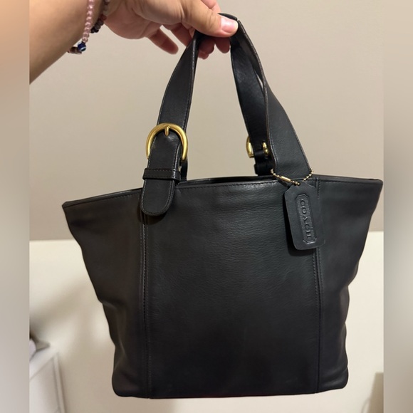 Coach 1996 Waverly Black Leather 4133 GUC - Picture 1 of 10